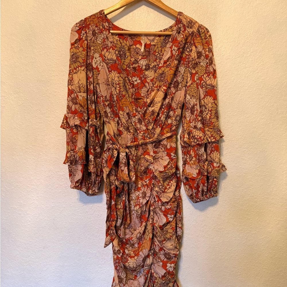 Perfect Free People Under Wraps Mini Dress - Picture 3 of 7